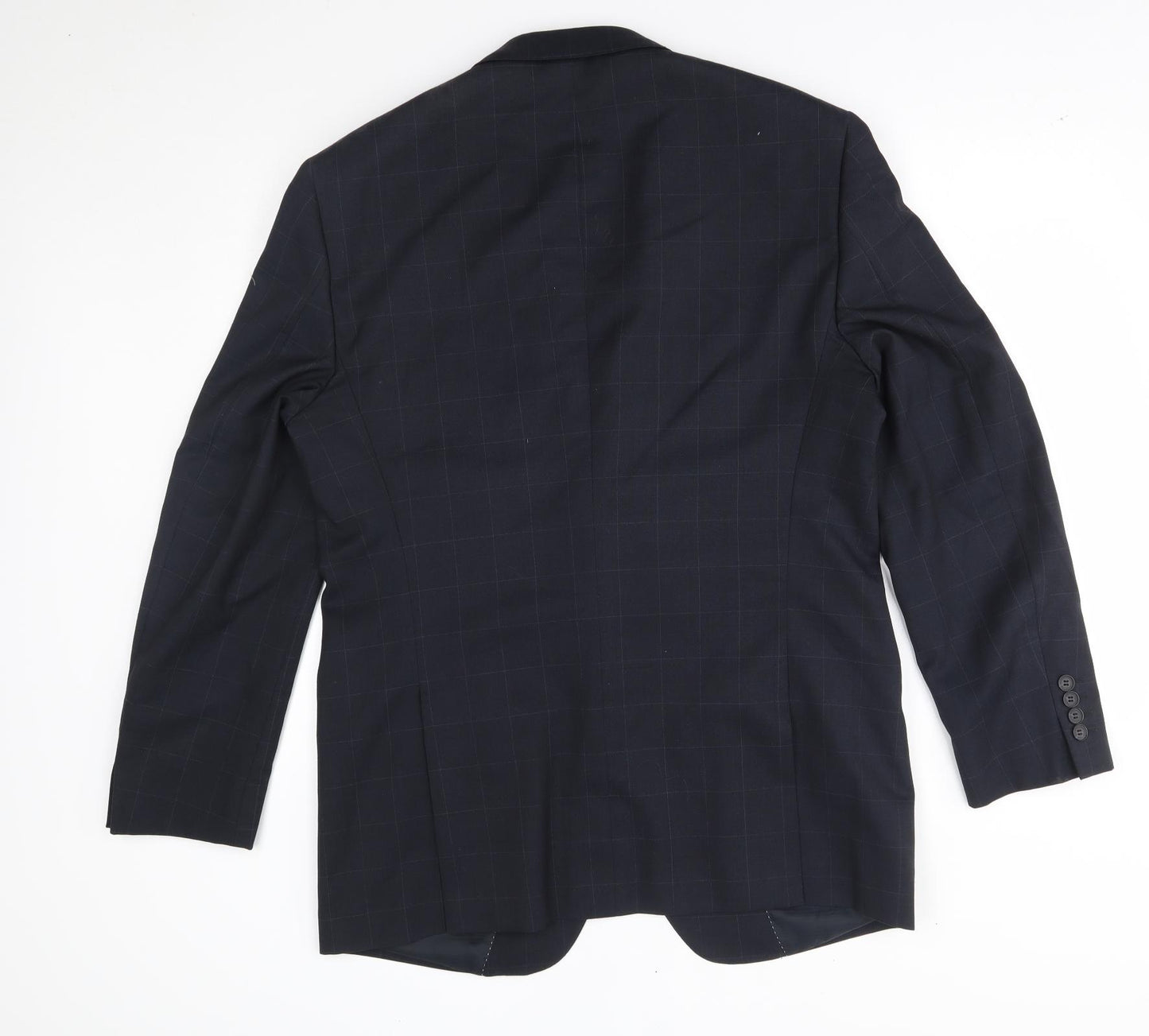 Cambridge Mens Blue Check  Jacket Blazer