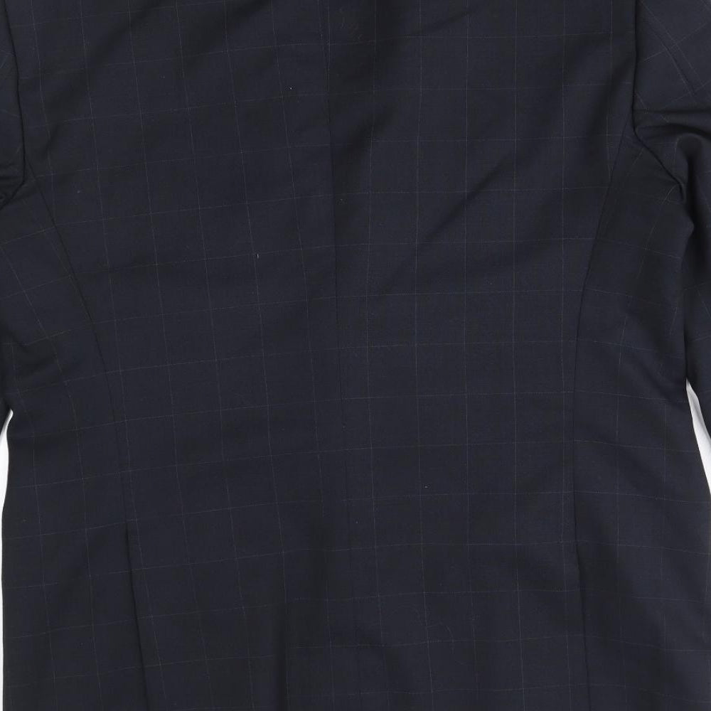 Cambridge Mens Blue Check  Jacket Blazer