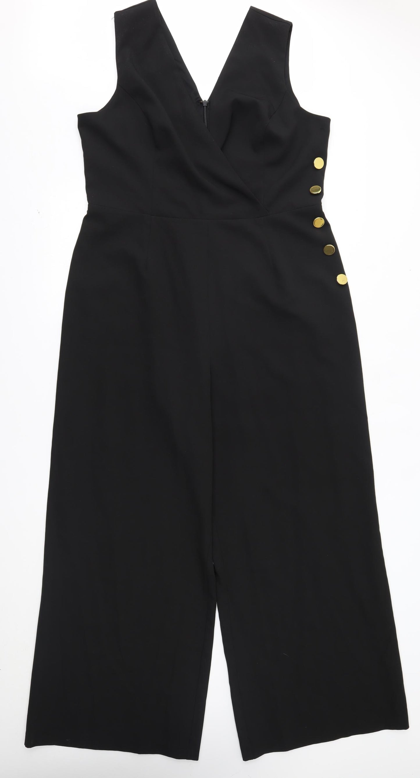 Very Womens Black   Jumpsuit One-Piece Size 18 L28 in