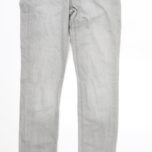 H&M Womens Grey   Straight Jeans Size 26 in L31 in