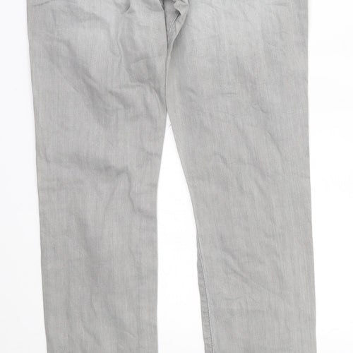 H&M Womens Grey   Straight Jeans Size 26 in L31 in