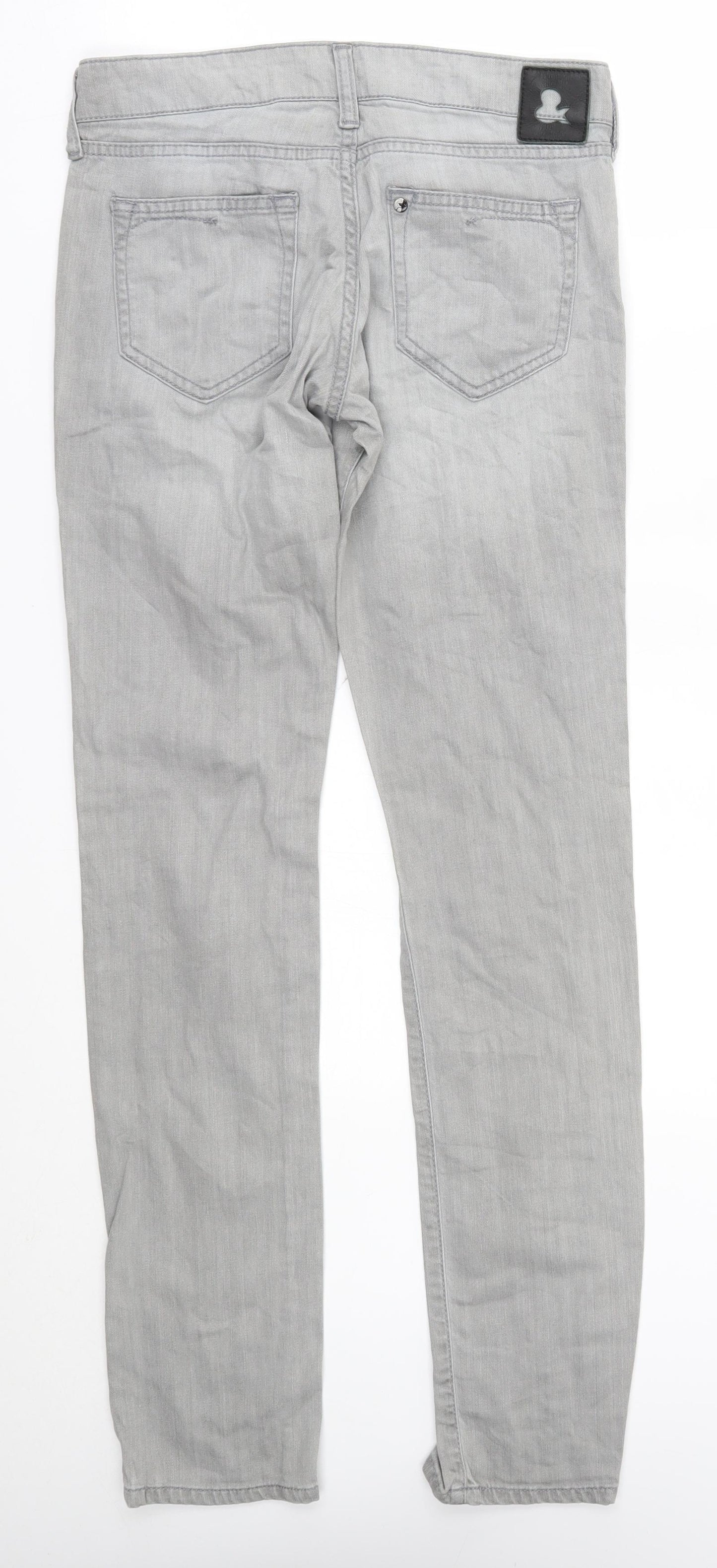 H&M Womens Grey   Straight Jeans Size 26 in L31 in