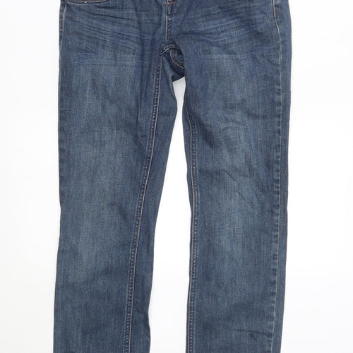 Preworn Womens Blue   Straight Jeans Size 26 L28 in
