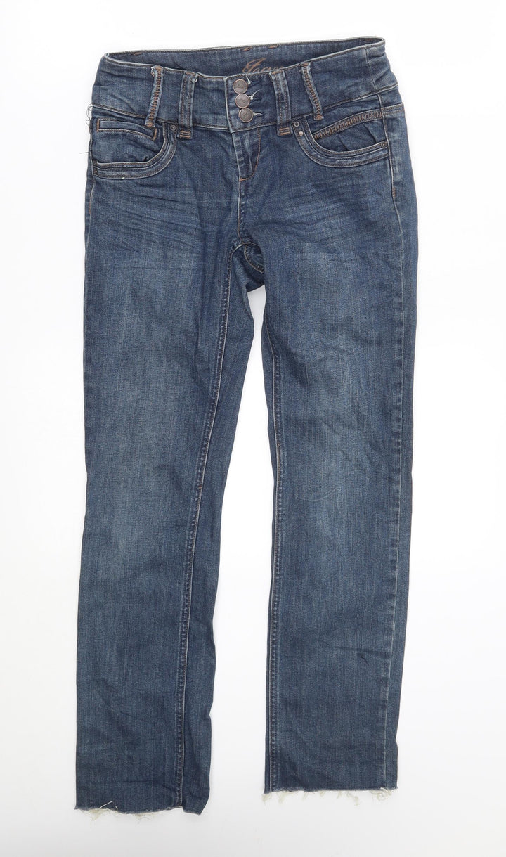 Preworn Womens Blue Straight Jeans Size 26 L28 in