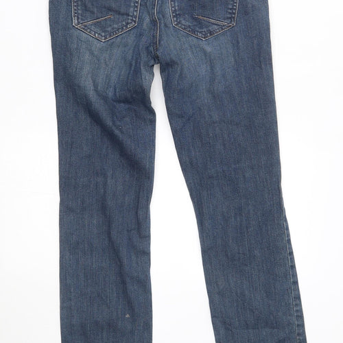 Preworn Womens Blue   Straight Jeans Size 26 L28 in