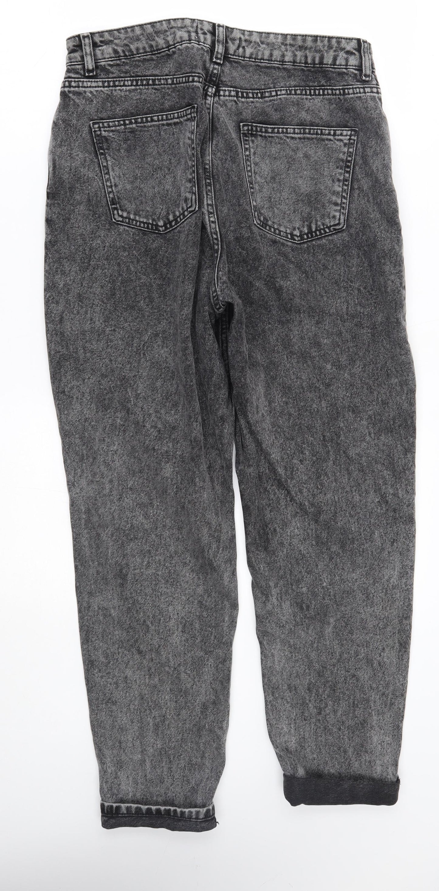 denim co Womens Grey   Straight Jeans Size 12 L28 in