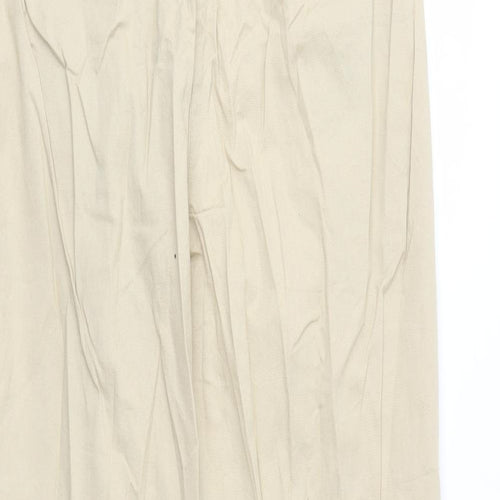 NEXT Womens Beige   Trousers  Size 10 L28 in - xl leg
