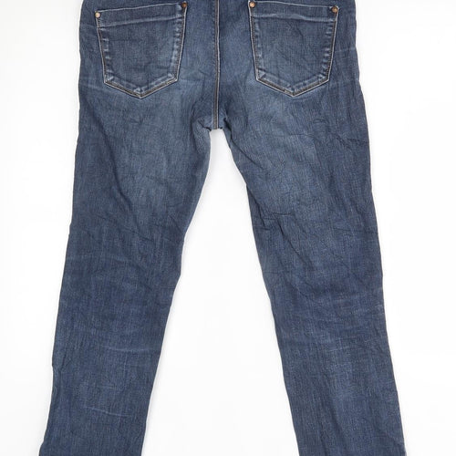 kappahl Womens Blue   Straight Jeans Size 10 L28 in