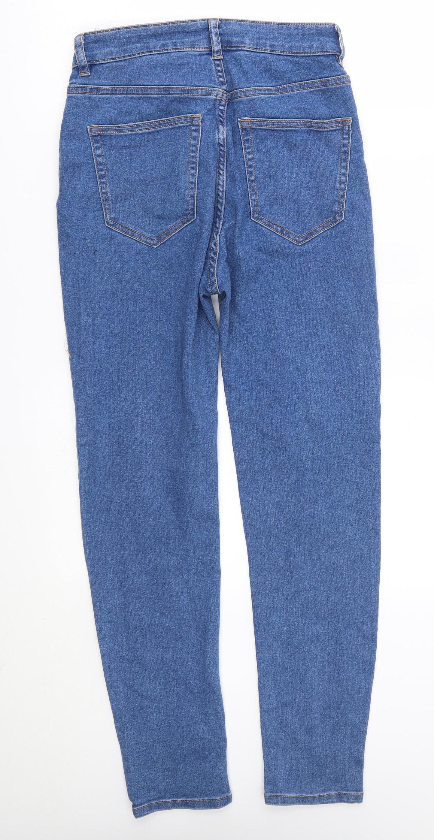 Pull & bear Womens Blue   Skinny Jeans Size 12 L26 in