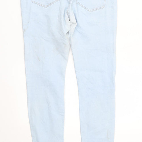 Bershka Womens Blue   Skinny Jeans Size 14 L28 in