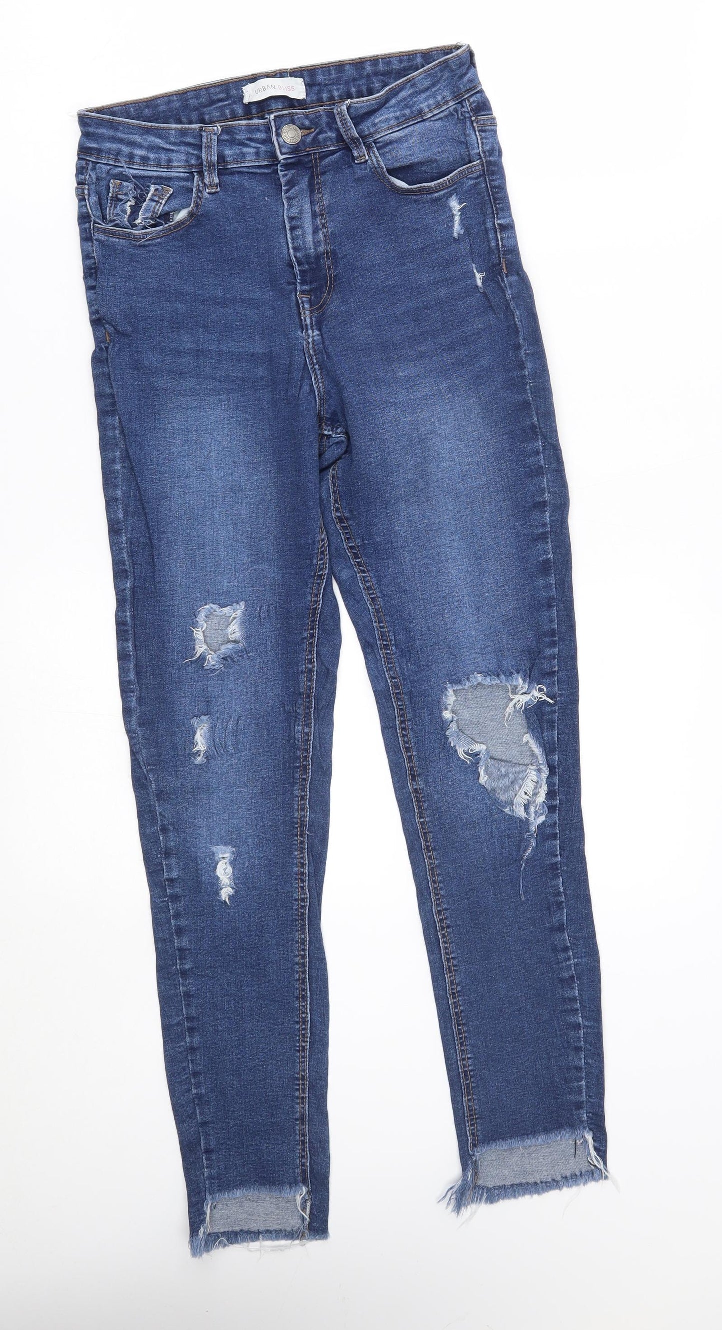 urban bliss Womens Blue   Skinny Jeans Size 10 L27 in
