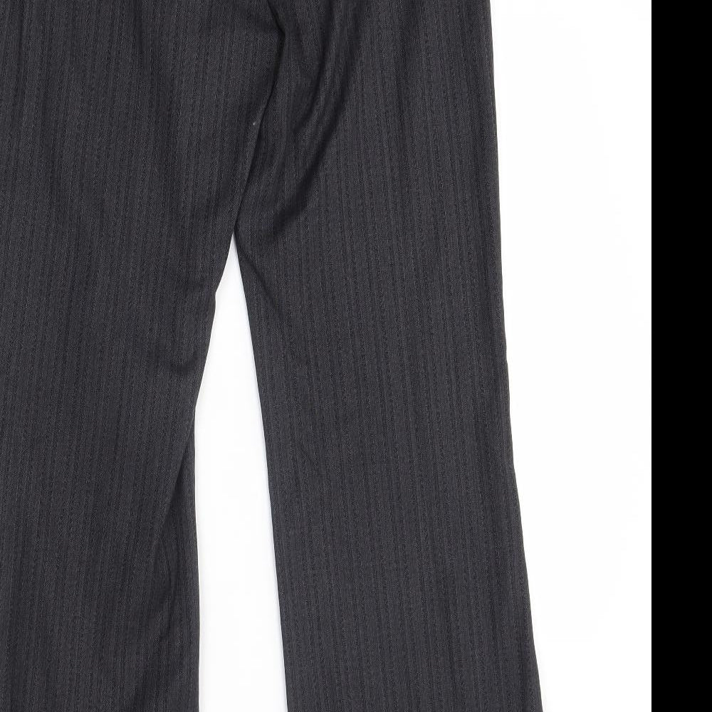 NEXT Womens Grey Striped  Trousers  Size 10 L30 in