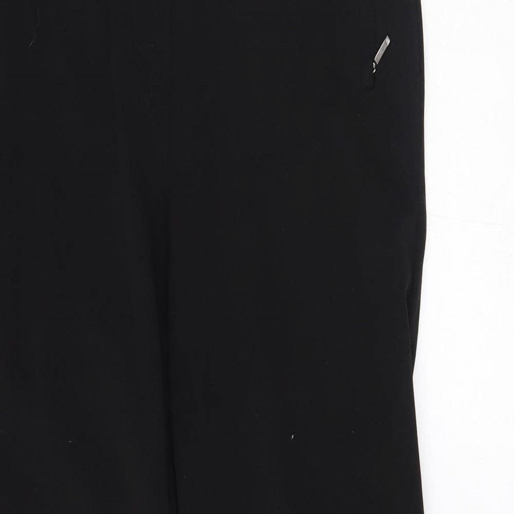 M&S Womens Black   Trousers  Size 10 L26 in