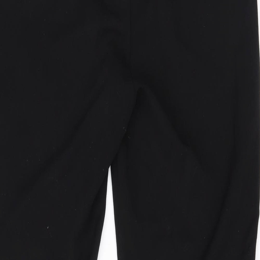 M&S Womens Black   Trousers  Size 10 L26 in