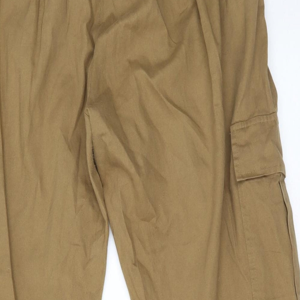Primark Womens Gold   Cargo Trousers Size 20 L25 in