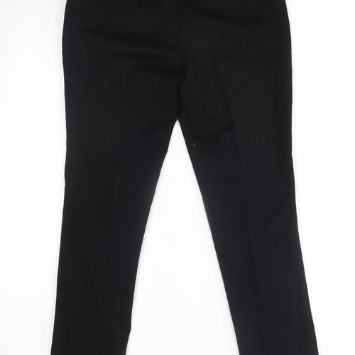 M&S Womens Black   Trousers  Size 8 L29 in