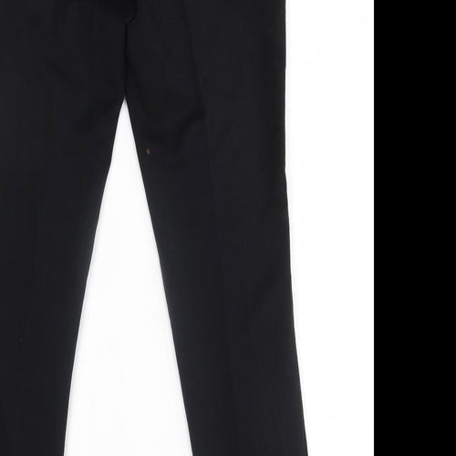 M&S Womens Black   Trousers  Size 8 L29 in
