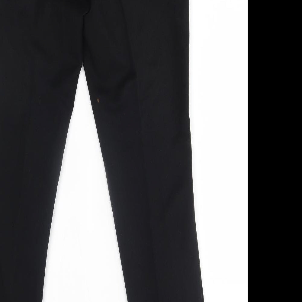 M&S Womens Black   Trousers  Size 8 L29 in