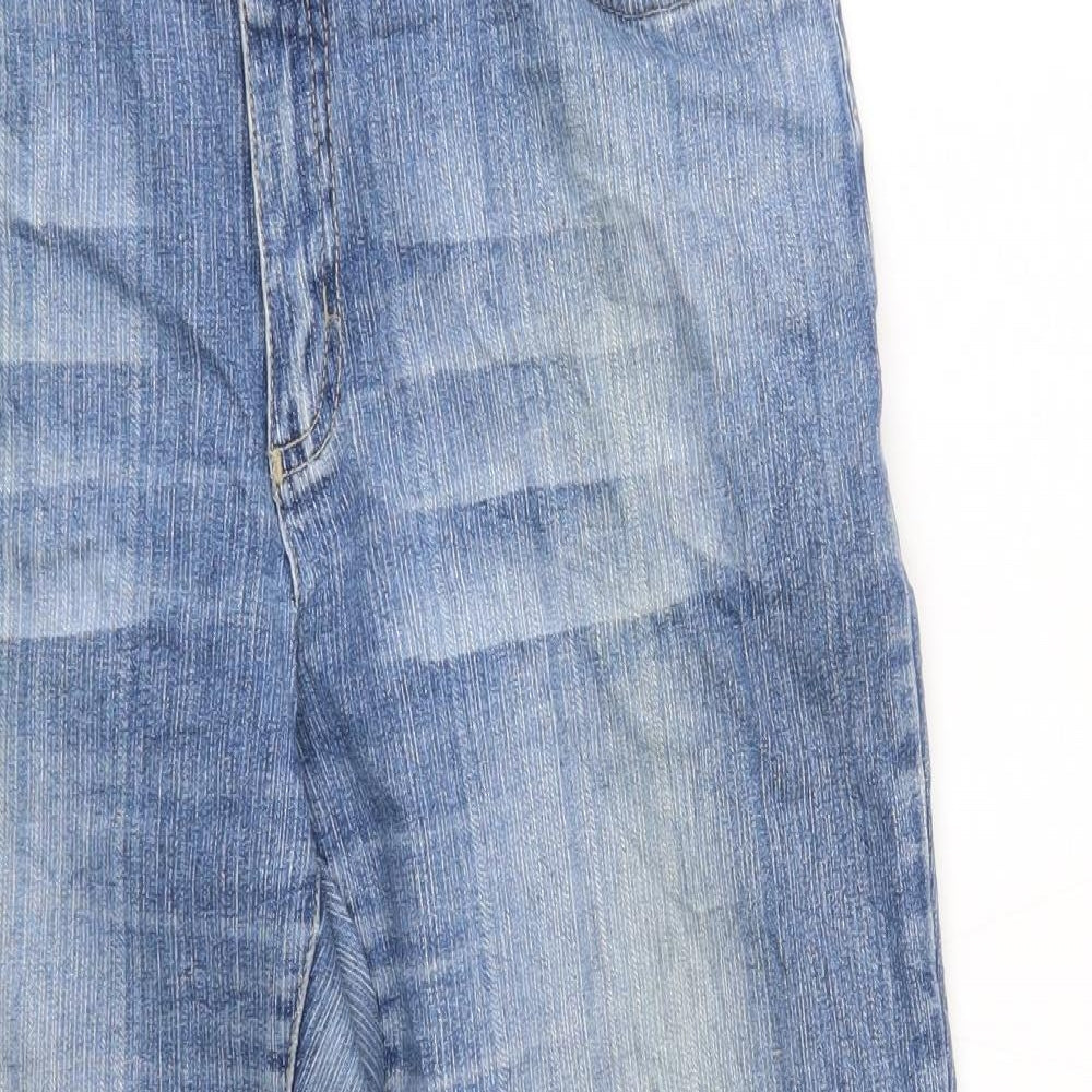 port louis Womens Blue   Cropped Jeans Size 14 L25 in
