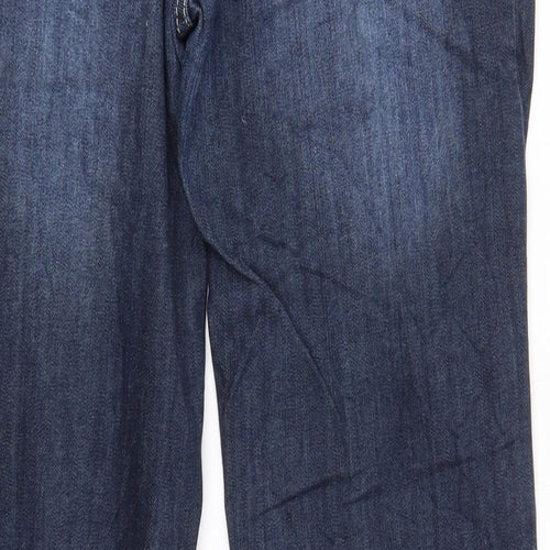 makpl Womens Blue   Bootcut Jeans Size XL L32 in