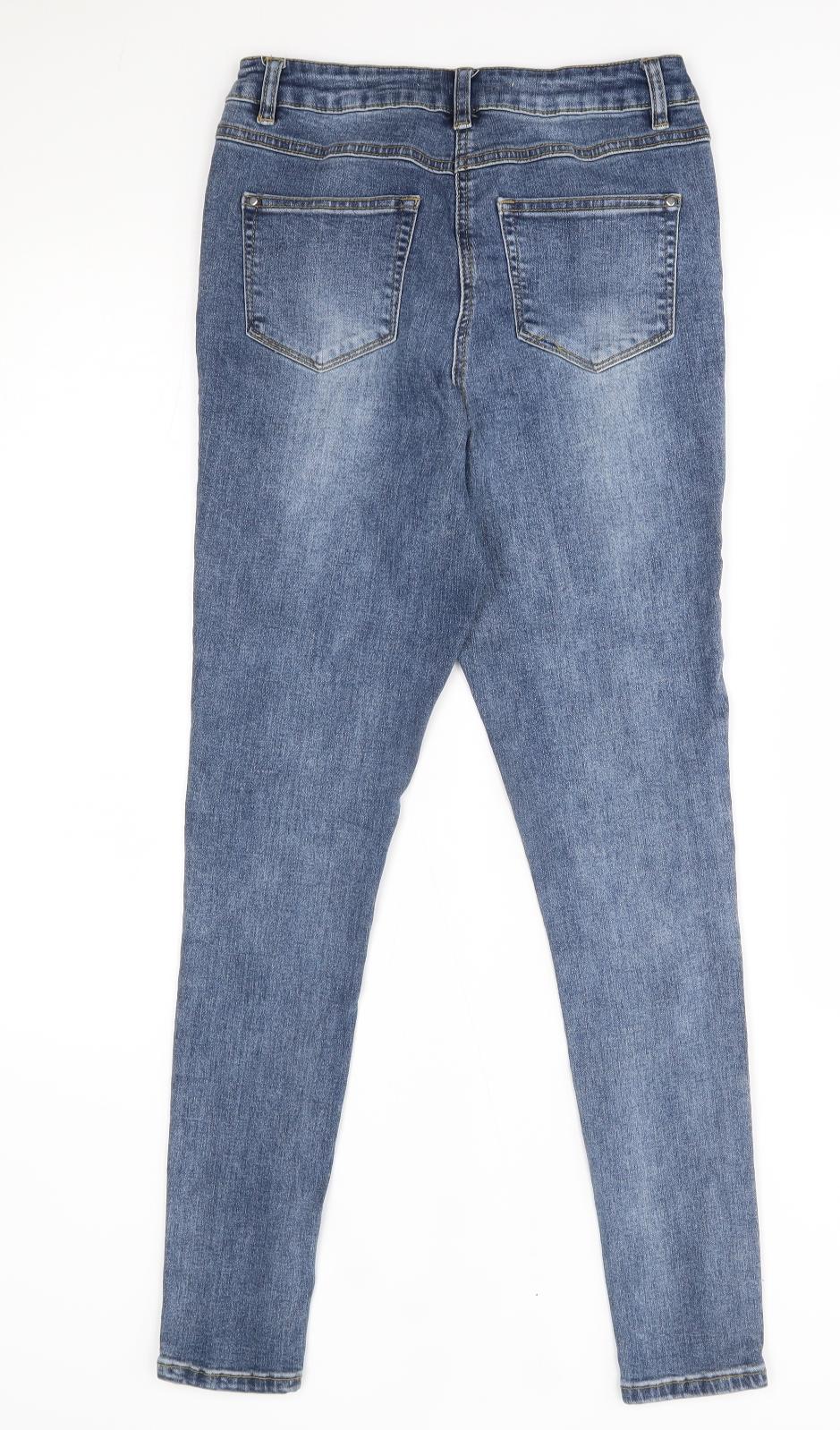 George Womens Blue   Skinny Jeans Size 10 L27 in