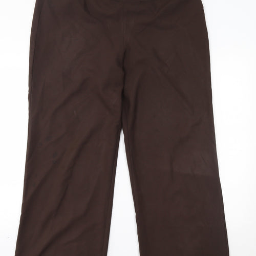 essence Womens Brown   Trousers  Size 18 L28 in