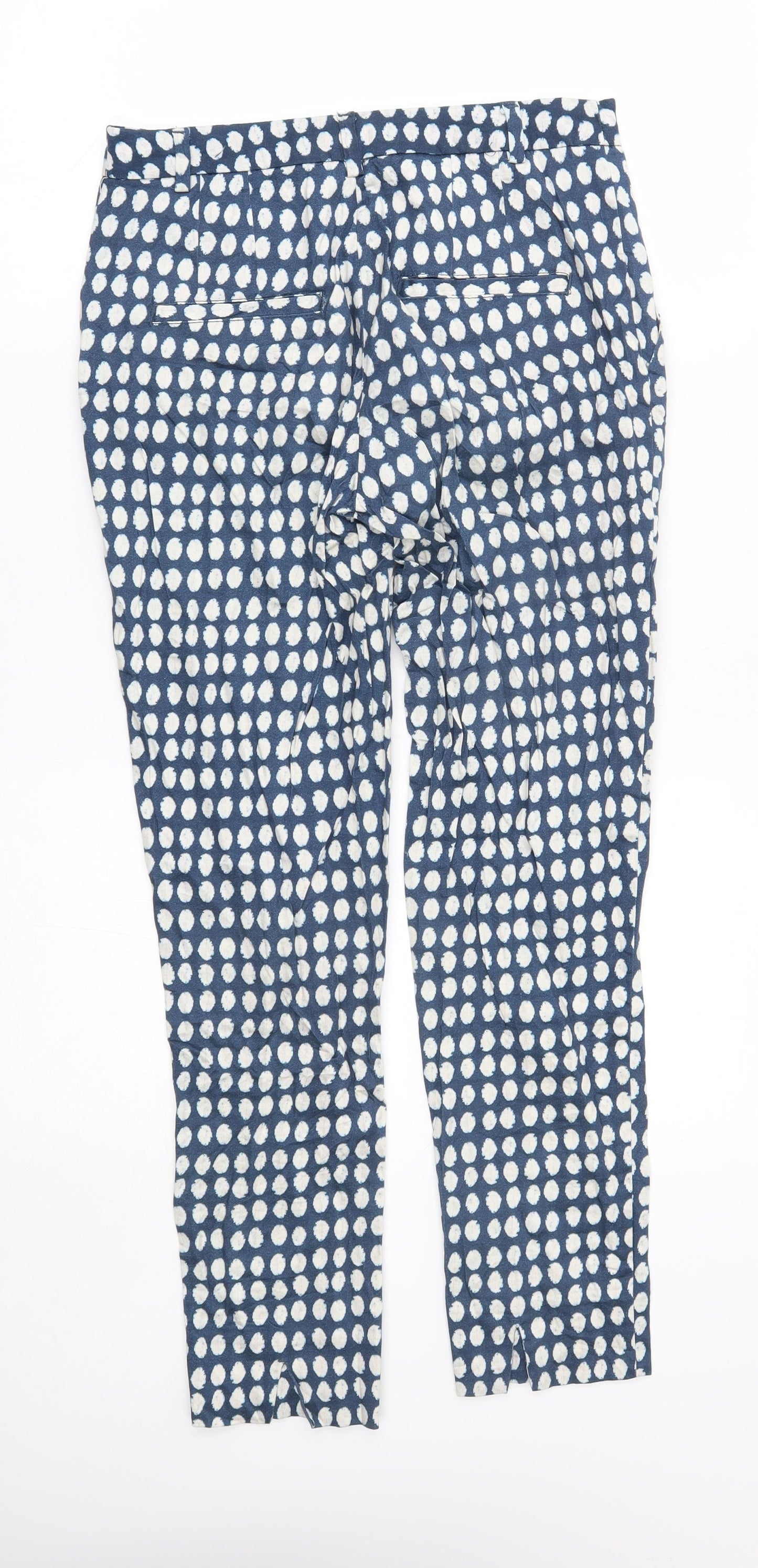 H&M Womens Blue   Trousers  Size 6 L27 in