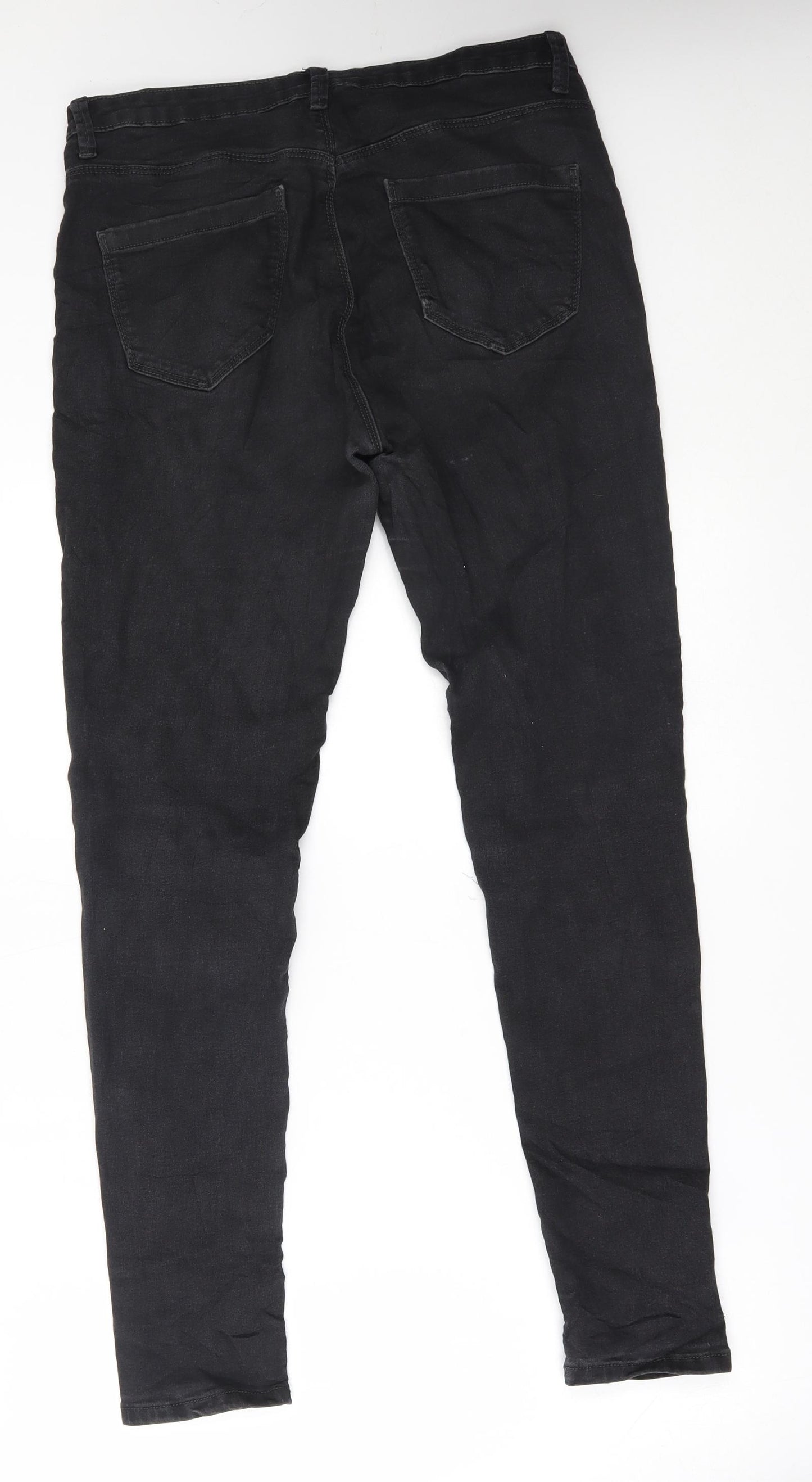 Clockhouse Womens Black   Skinny Jeans Size 12 L28 in