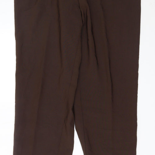liqua Womens Brown   Trousers  Size 16 L29 in