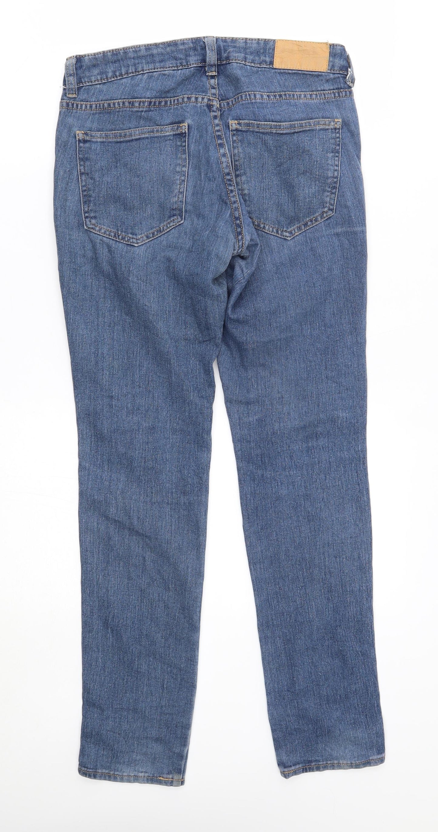 H&M Womens Blue   Straight Jeans Size 26 in L30 in