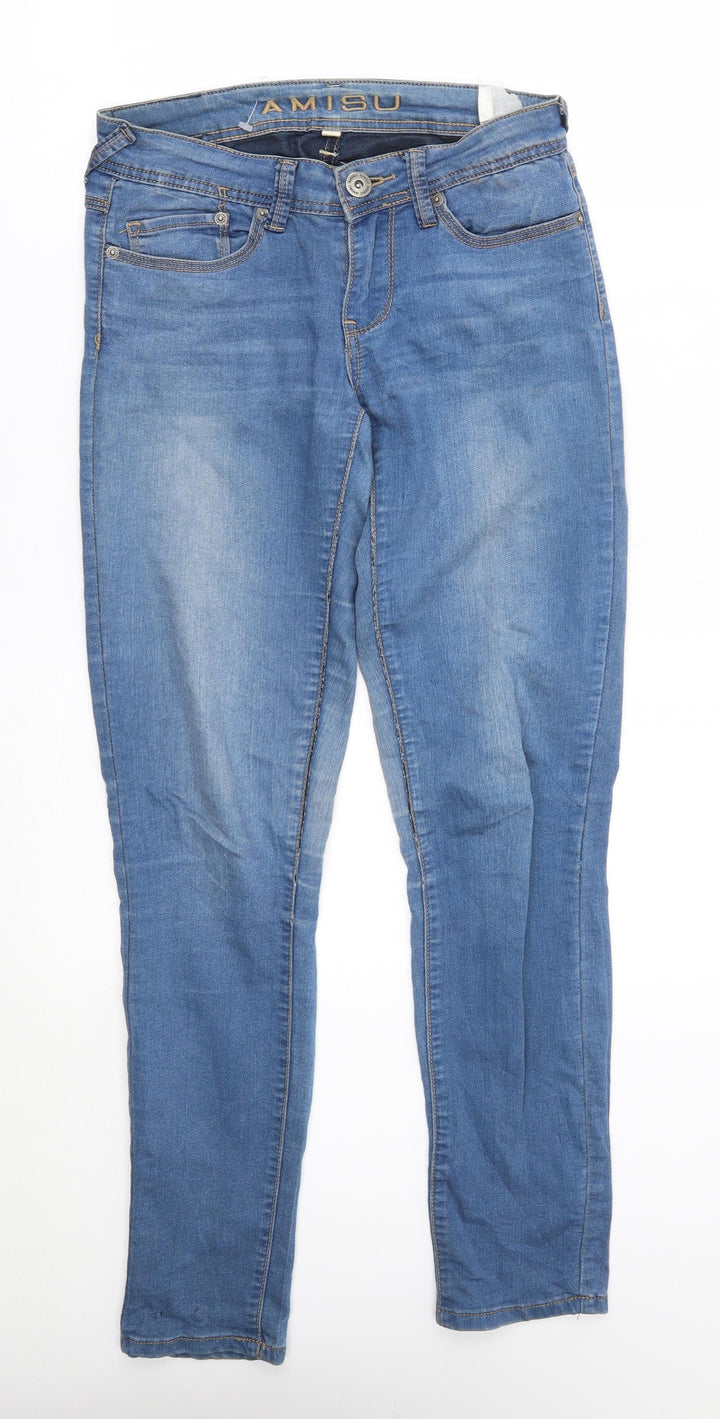 Amisu Womens Blue   Skinny Jeans Size 28 in L30 in
