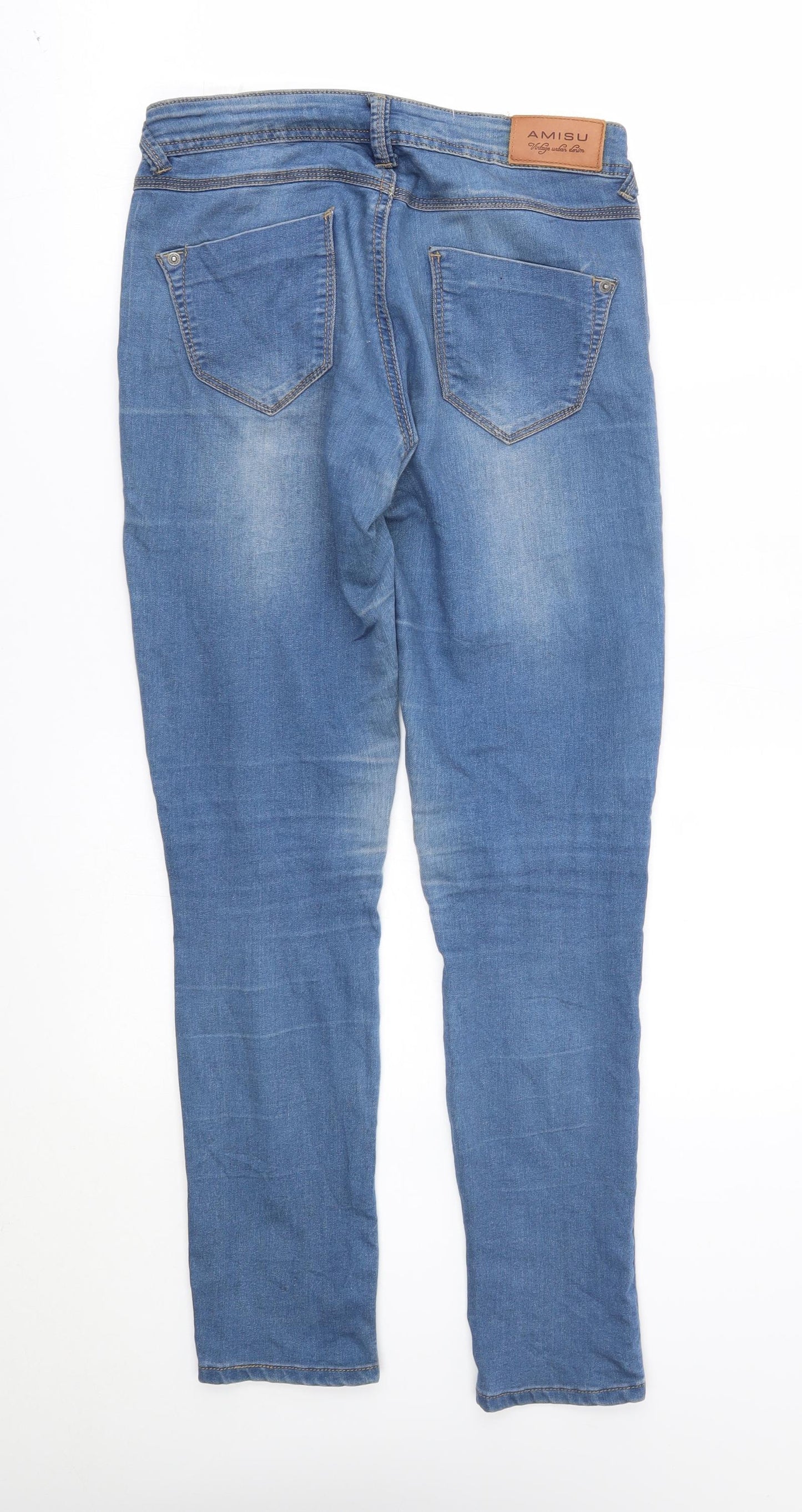 Amisu Womens Blue   Skinny Jeans Size 28 in L30 in