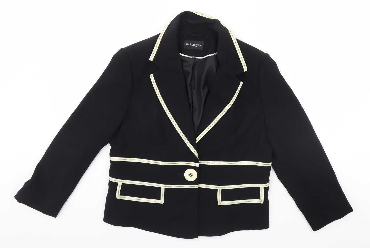 Autograph Womens Black   Jacket  Size 16
