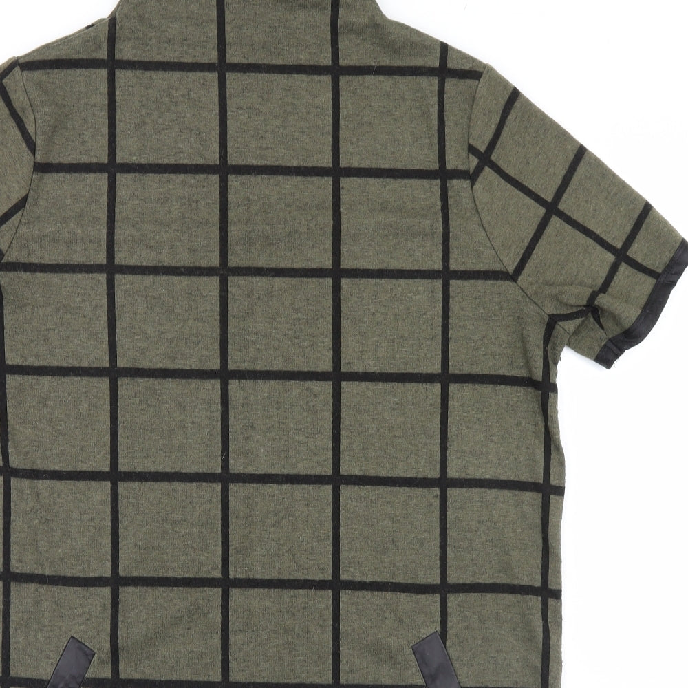 Select Womens Brown Plaid  Pullover Jumper Size 14