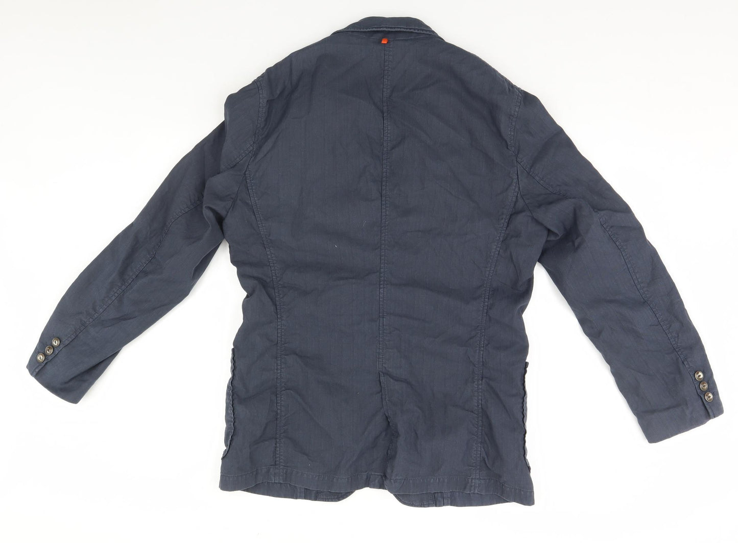 HUGO BOSS Mens Blue   Overcoat Coat