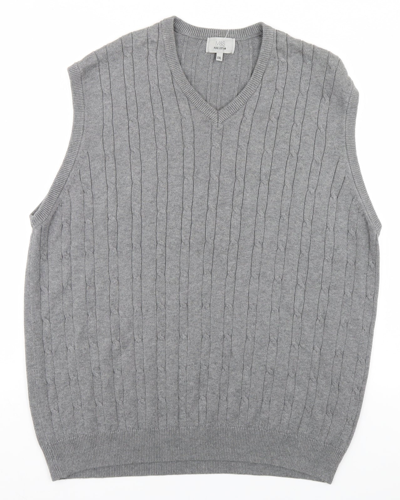 Marks and Spencer Mens Grey   Pullover Jumper Size 2XL