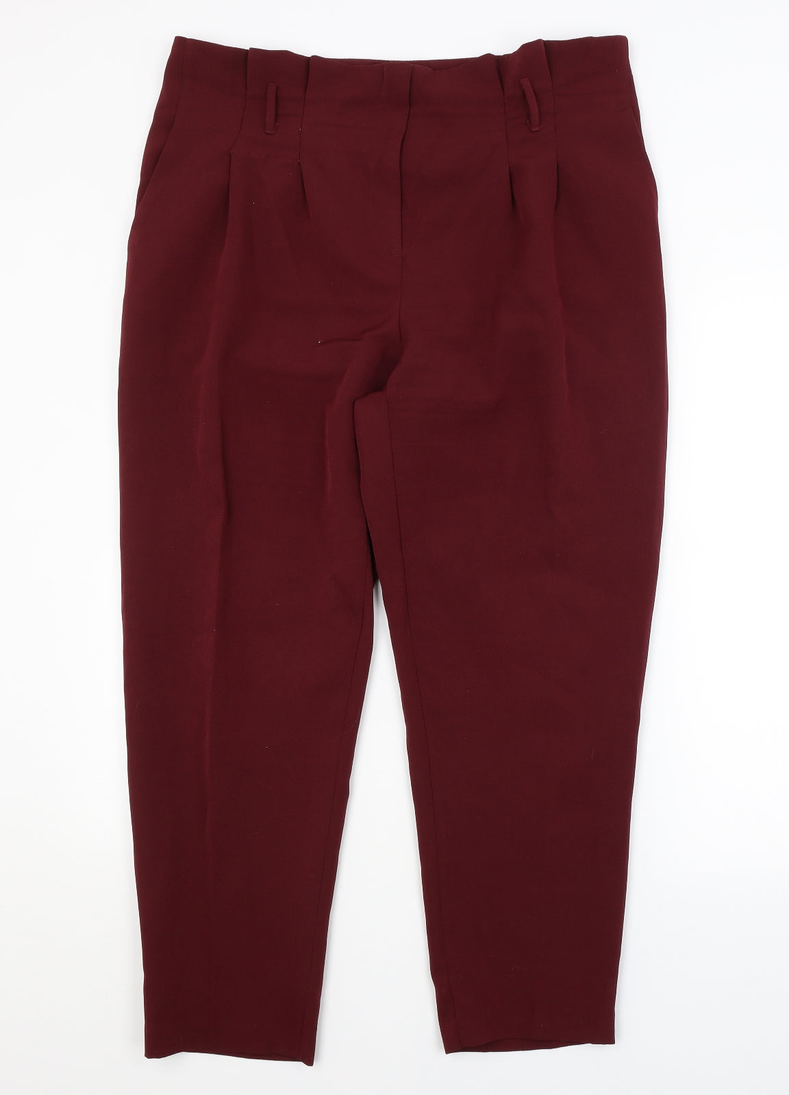 New Look Womens Red   Trousers  Size 16 L26 in