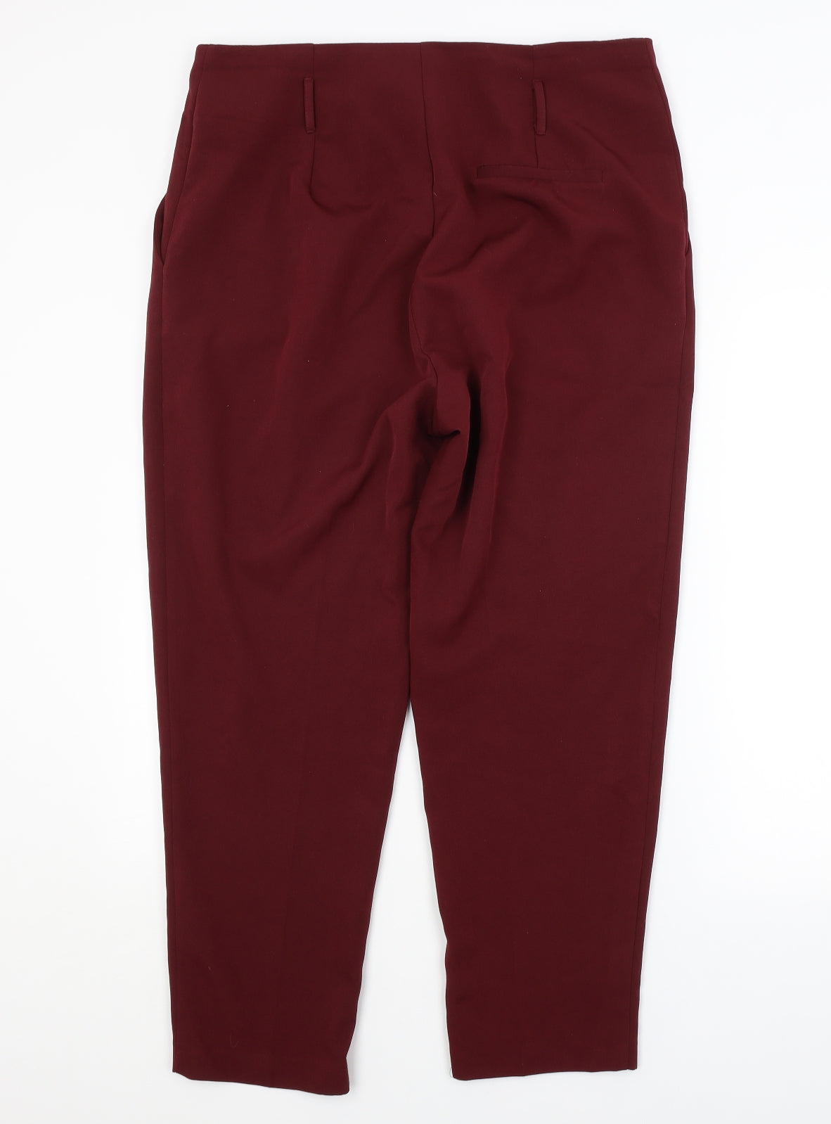 New Look Womens Red   Trousers  Size 16 L26 in