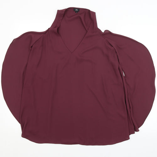 River Island Womens Purple   Basic Blouse Size 8