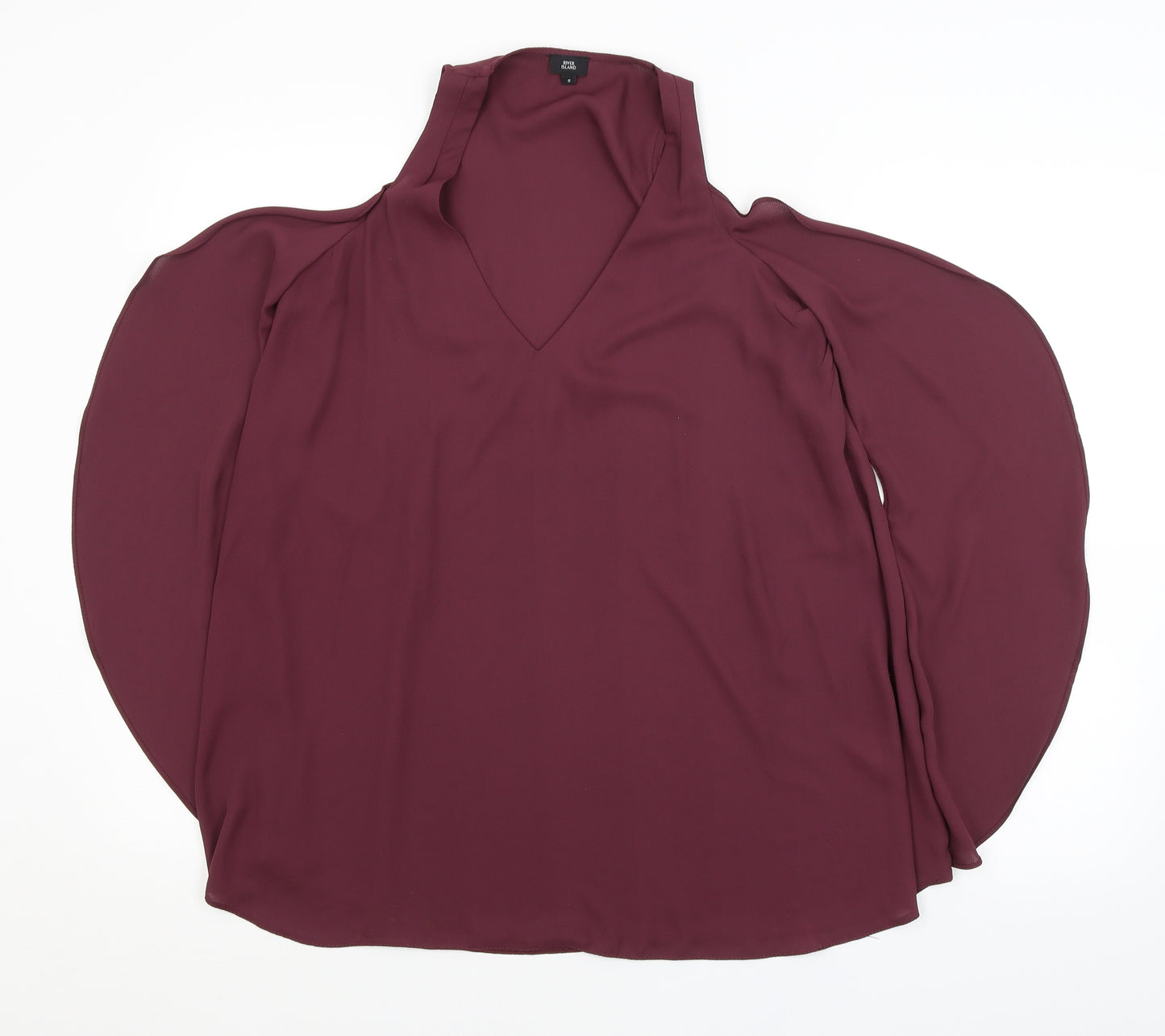 River Island Womens Purple   Basic Blouse Size 8