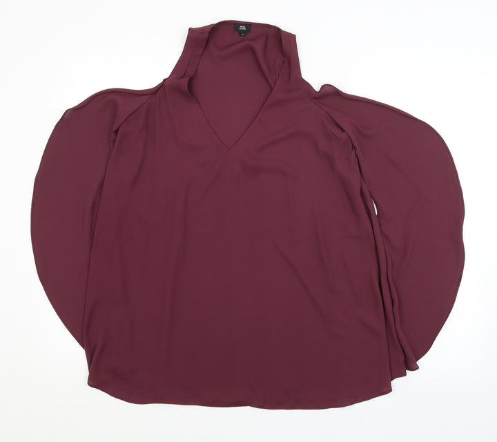 River Island Womens Purple   Basic Blouse Size 8