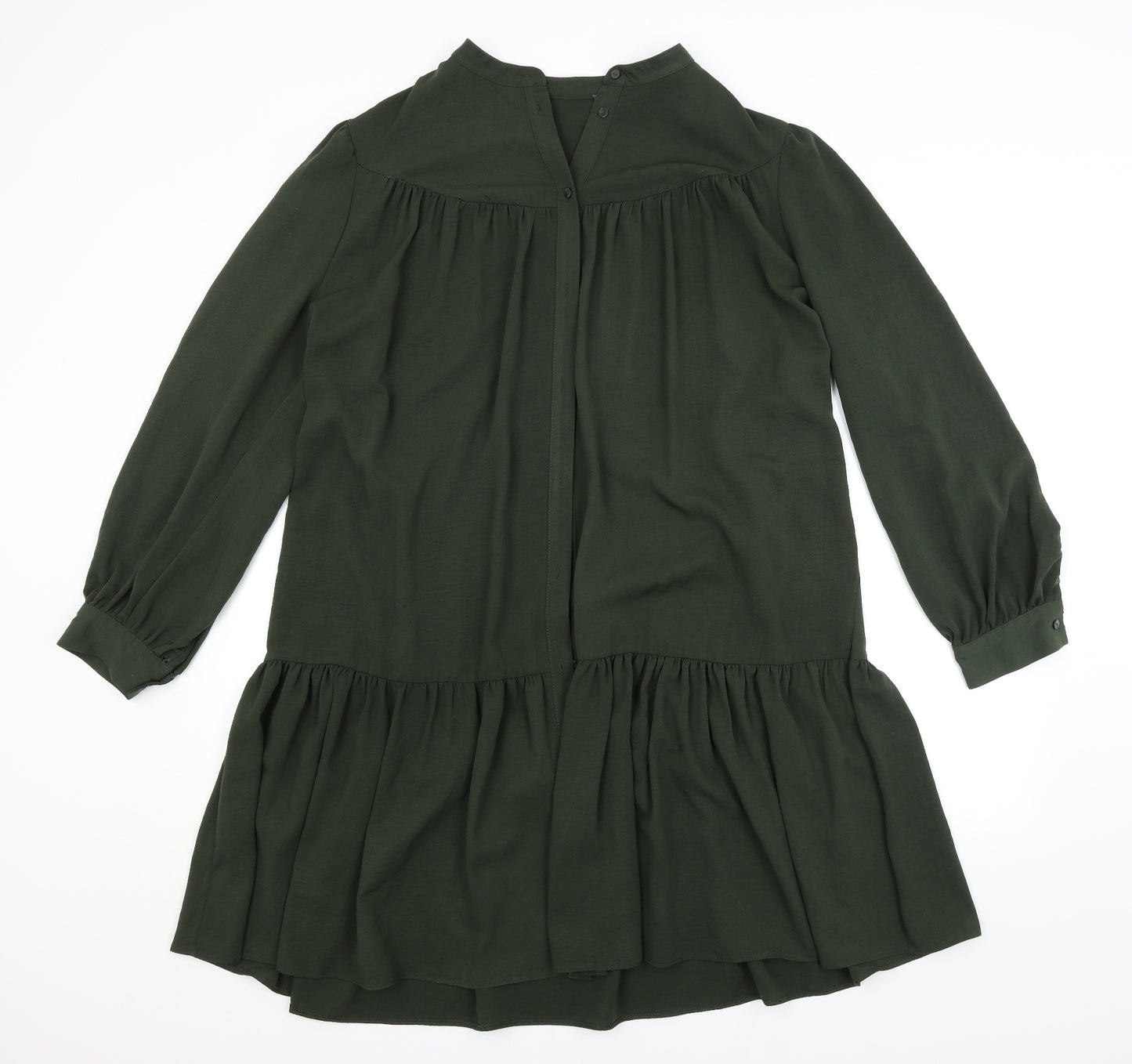 Preworn Womens Green   Shirt Dress