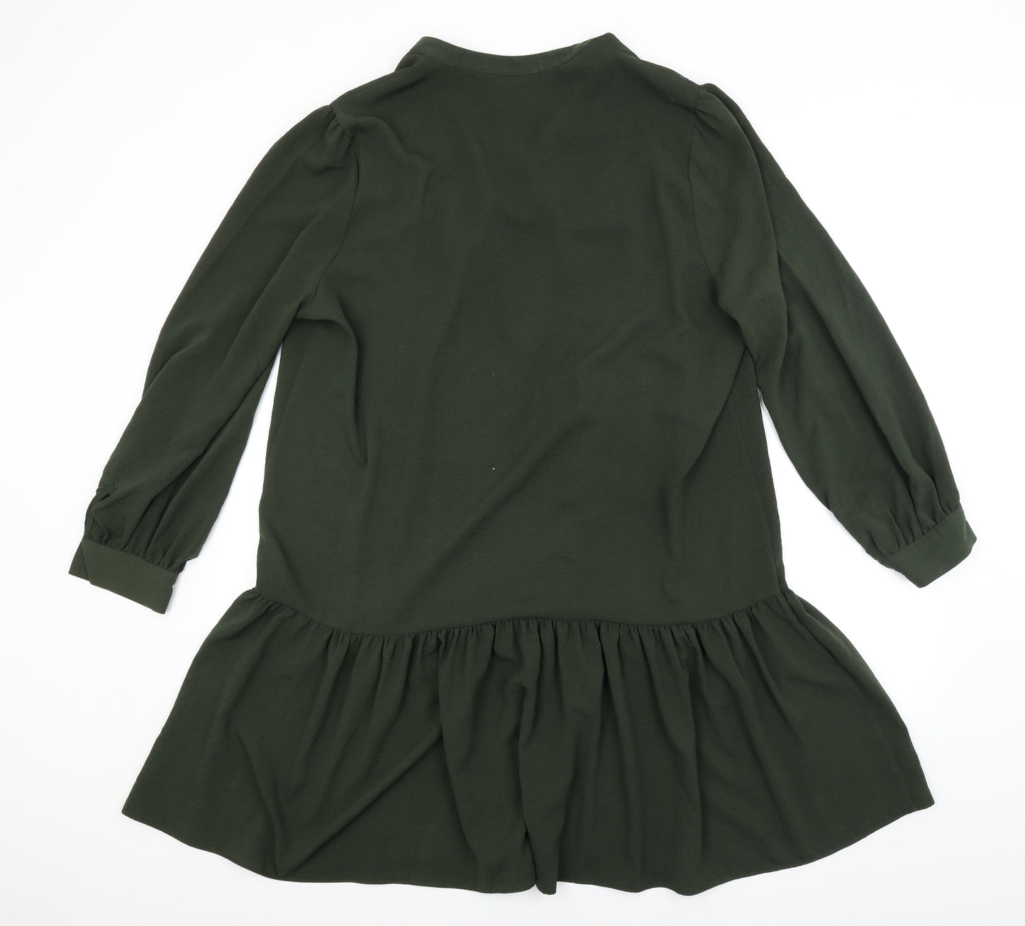 Preworn Womens Green   Shirt Dress