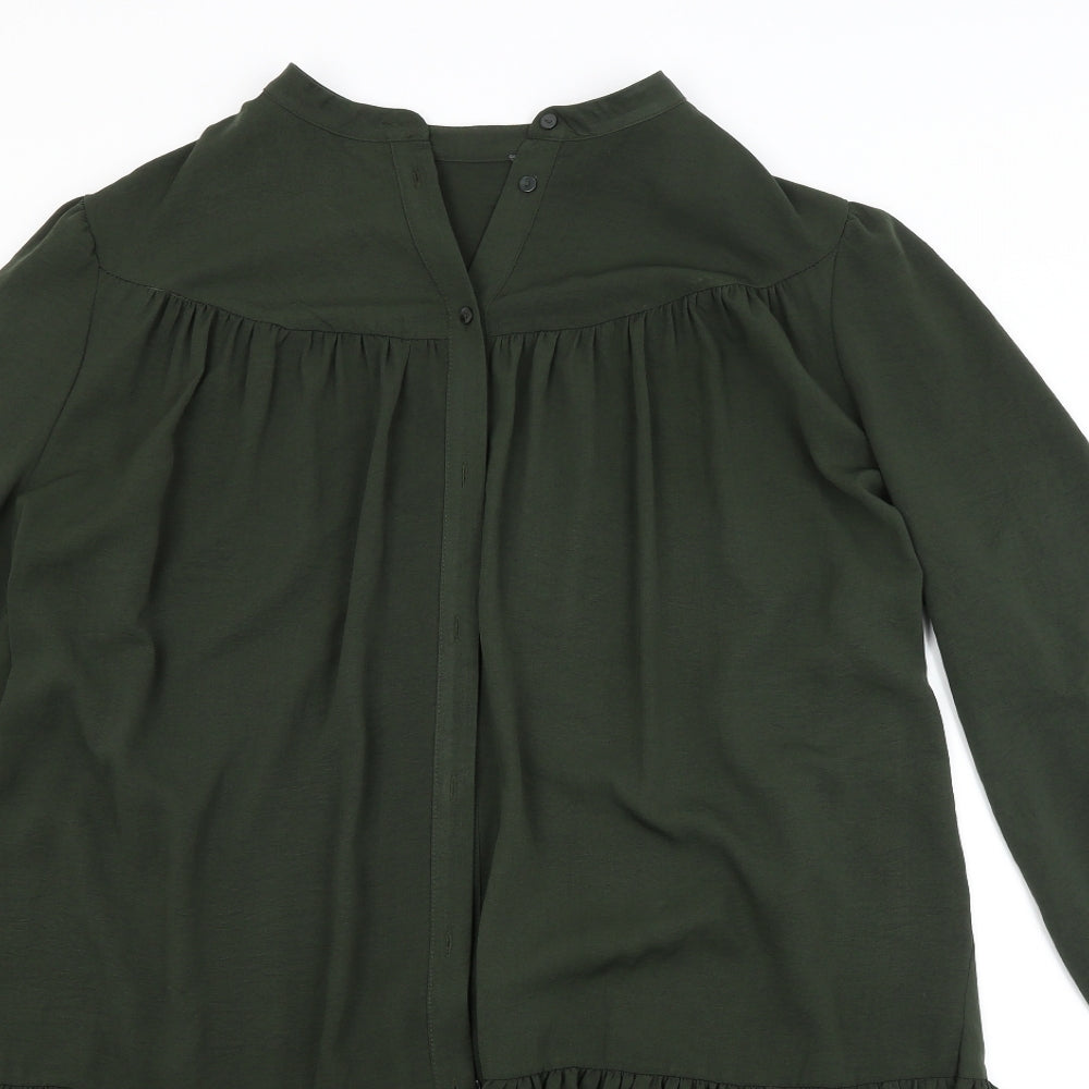 Preworn Womens Green   Shirt Dress