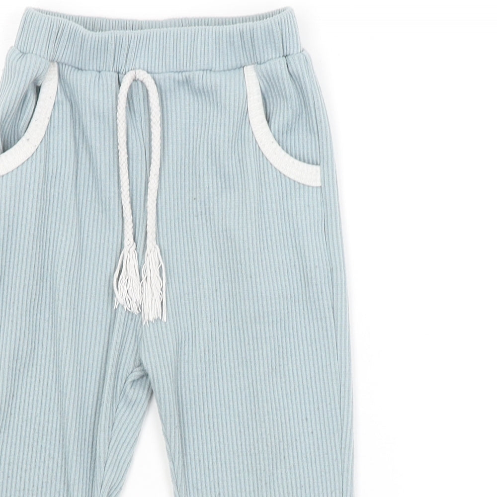 Preworn Boys Blue   Sweatpants Trousers Size 2-3 Years