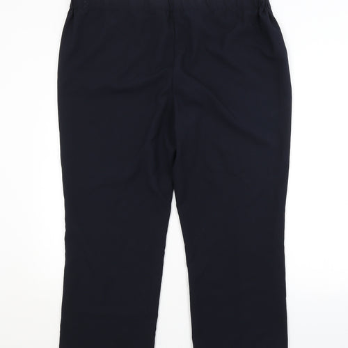 Bonmarché Womens Blue   Trousers  Size 18 L24 in