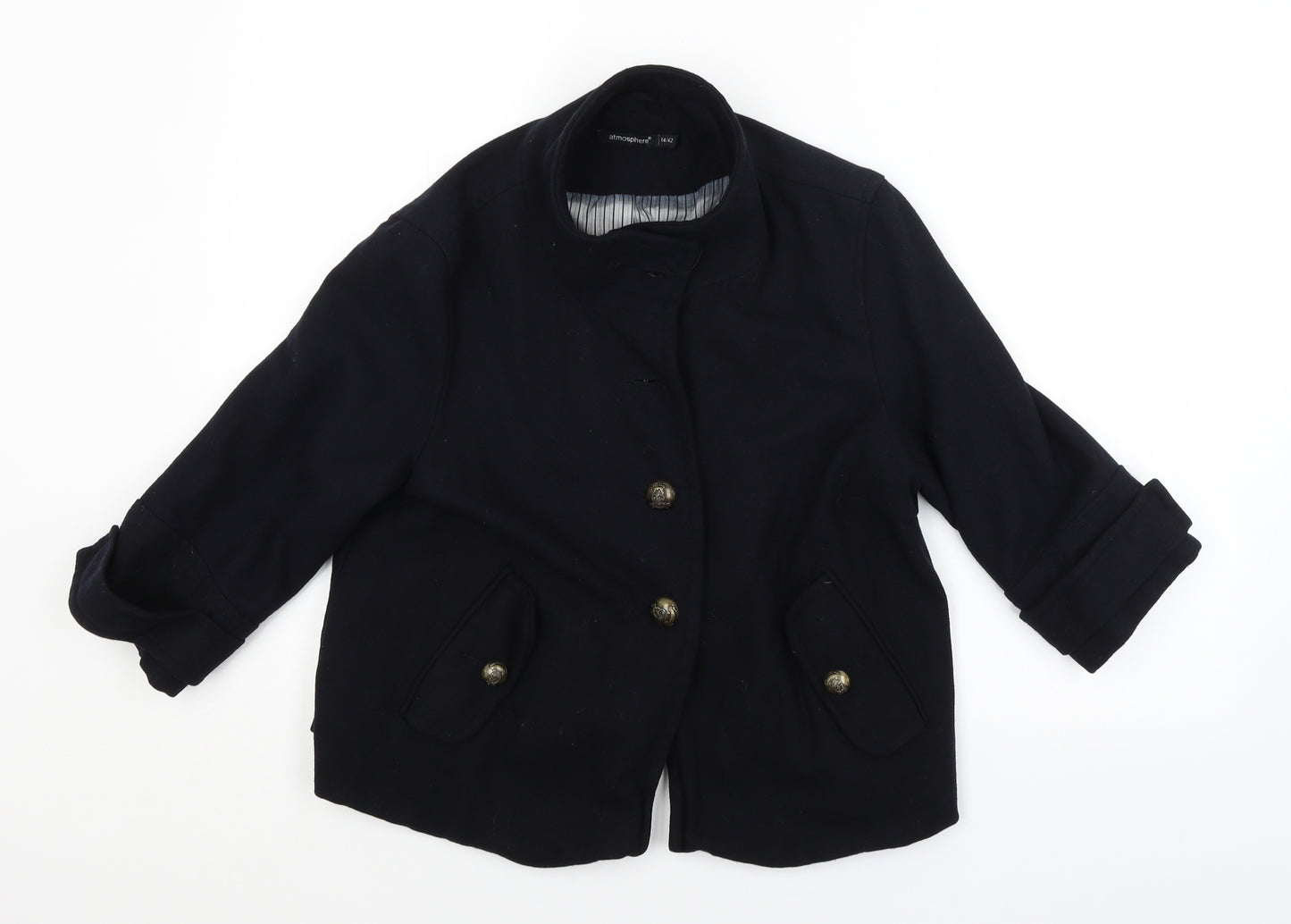 Atmosphere Womens Blue   Jacket  Size 14