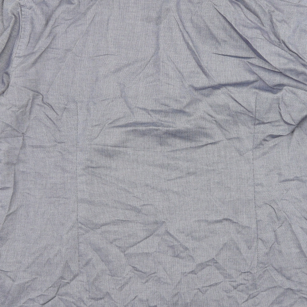 M&S Mens Blue    Dress Shirt Size 16.5