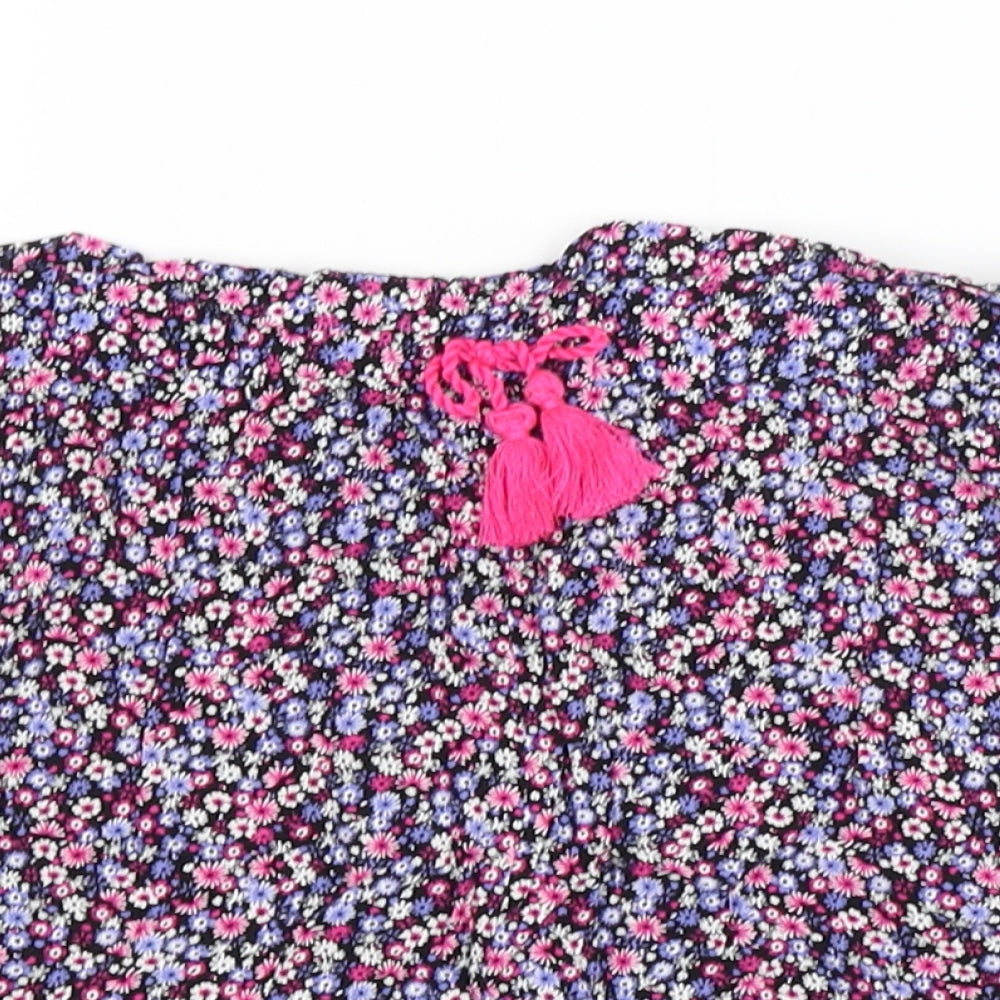 Primark Girls Purple Floral  Hot Pants Shorts Size 11-12 Years
