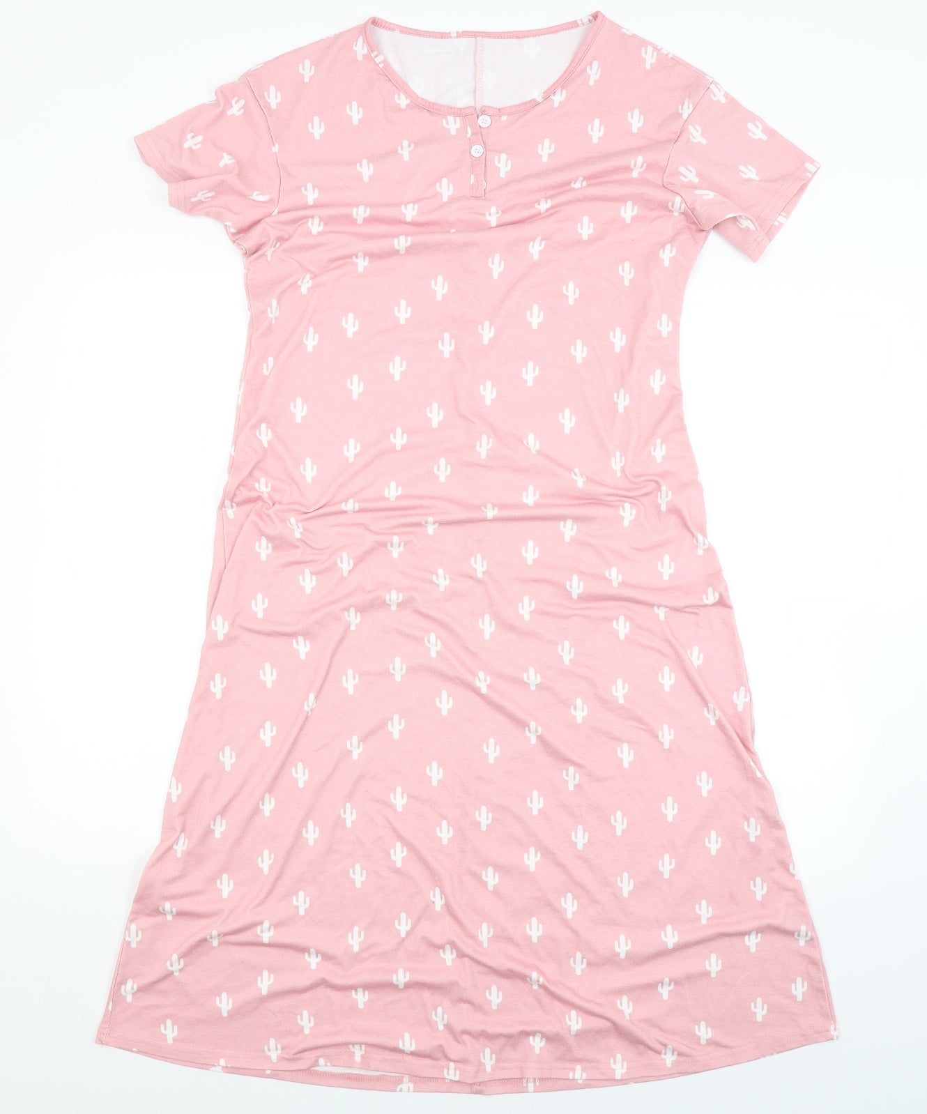Preworn Womens Pink Geometric   Nightshirt Size S